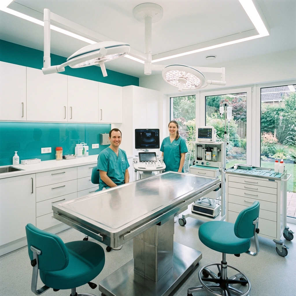 Perro en peluquería canina tratada con ozono Lógico3